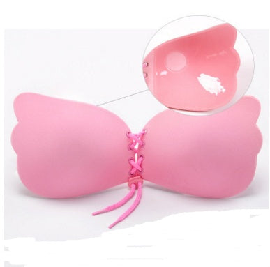 Sticky Push Up Strapless  Bra